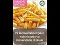 Baada Ya Mpenz Wako Kukuandalia Chakula Mezani Mwambie Maneno Matamu