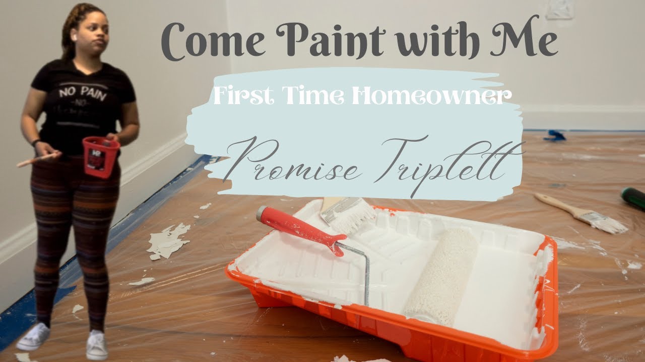 Painting the House | First Time Homeowner Part 1 - YouTube
