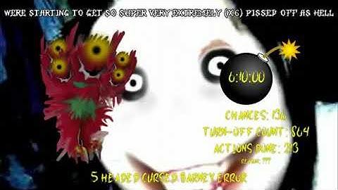 (NOT MY VIDEO) Barney Error 100 (TSDLAVSBEITG) Part 87 {The Part Where Cursed Modes Start} (FV)