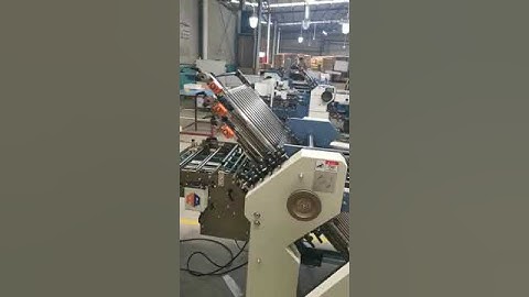High Speed Paper Folding Machine