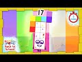 #BacktoSchool - Numberblocks Level Three | All the Best Seventeen Moments | Learn How to Count