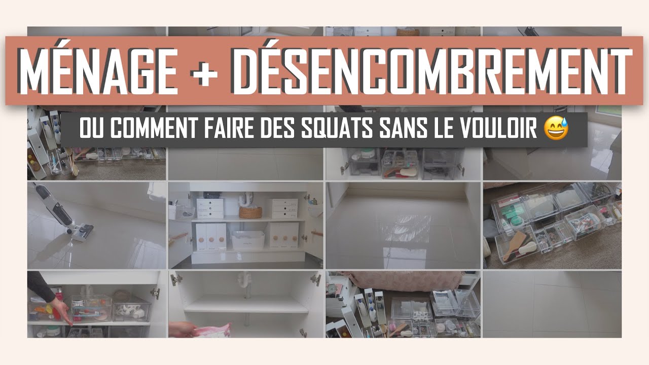 MÉNAGE + DÉSENCOMBREMENT | SDB + JOINTS DE CARRELAGE | MOTIVATION MENAGE ✖ MAMAN ORGANISATION ✖