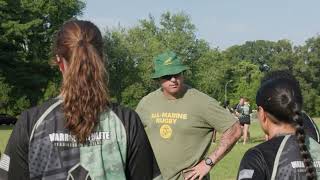 Scrimmage at the All-Marine Sports Rugby Women’s Team Training Camp