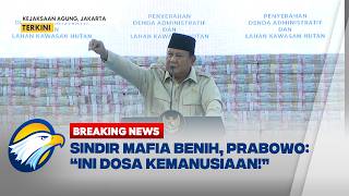 BREAKING NEWS - Sindir Petugas Benih Nakal, Presiden Prabowo: Dikira Gak Bakal Diperiksa Ya?