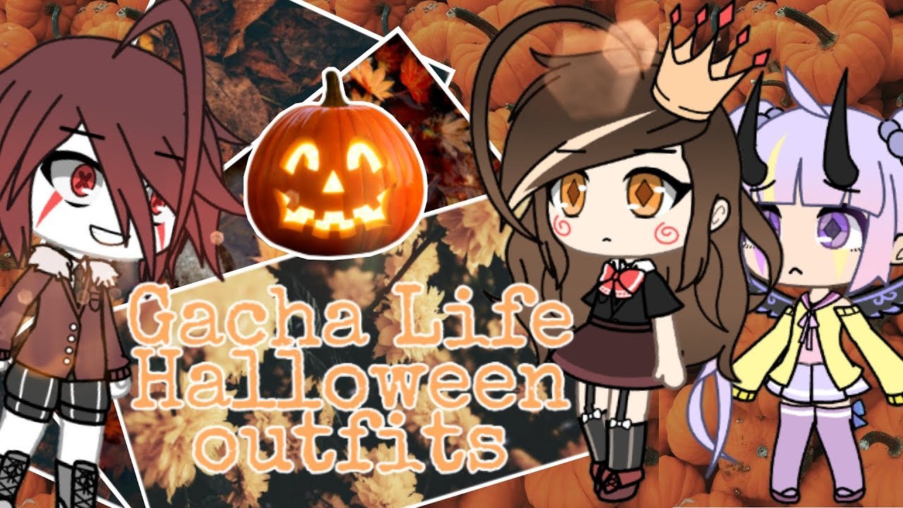 Gacha Life 🎃 Halloween outfits 🎃 Образы на хеллоуин (Спасибо за 30 подпис...