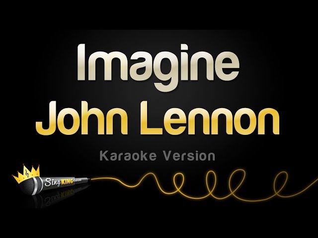 John Lennon - Imagine (Karaoke Version) class=