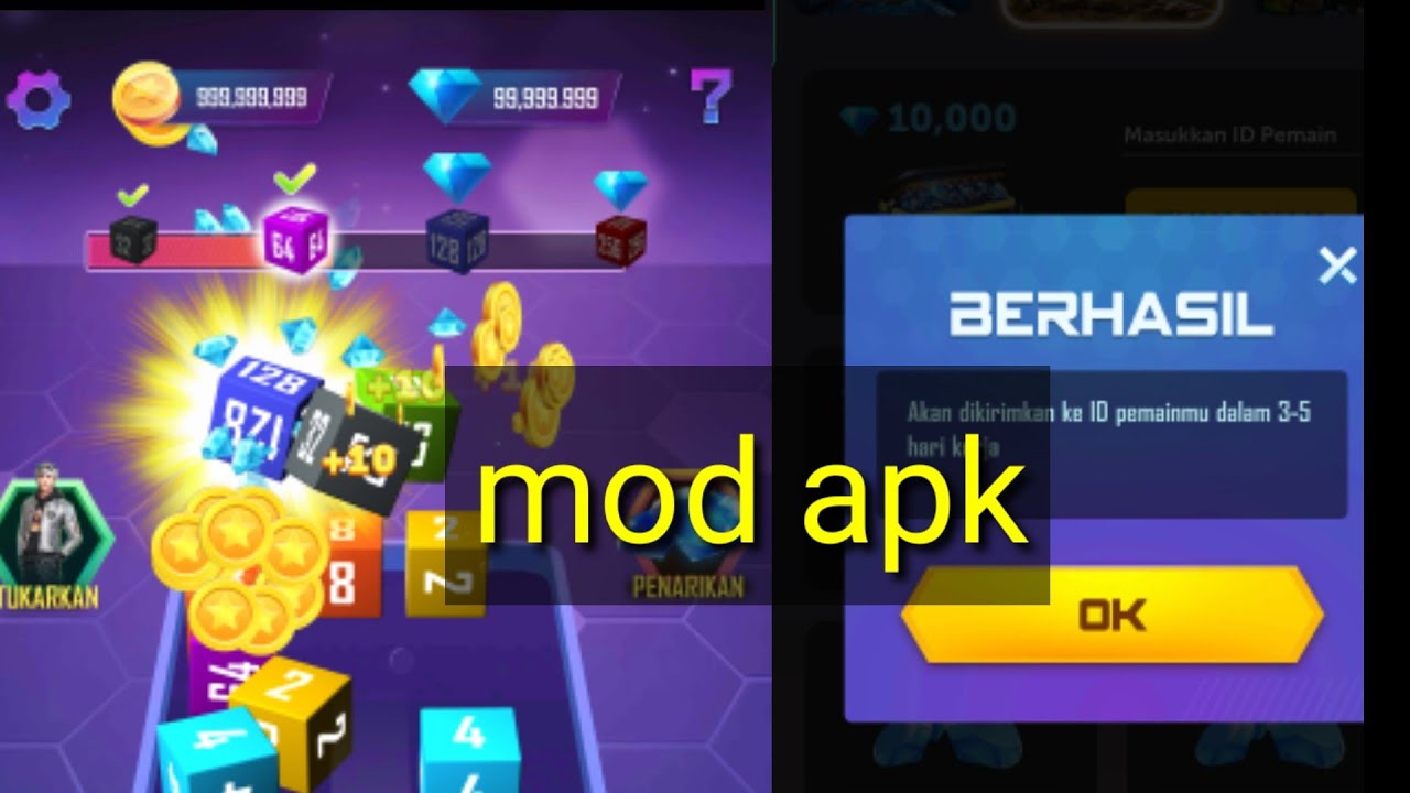 2048 cube winner mod apk unlimited diamond