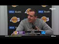 Frank Vogel Postgame Interview | Los Angeles Lakers lose to Phoenix Suns 140-111