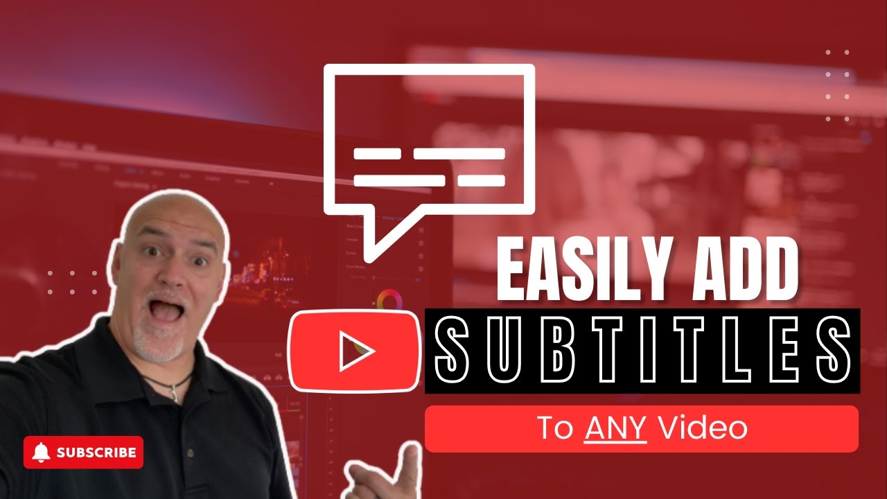 How To Add Subtitles To A Video (PLUS Editing Basics) - YouTube