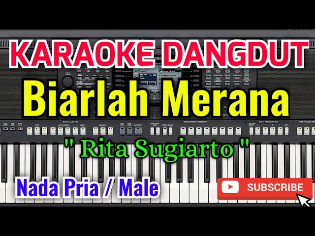 Biarlah Merana Karaoke - Karaoke Biarlah Merana Nada Pria / Male - Rita Sugiarto class=