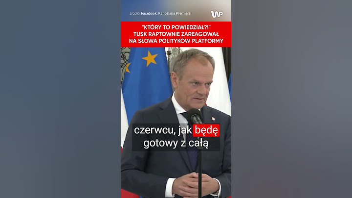 "Który to powiedział?!". Raptowna reakcja Tuska na słowa polityków Platformy