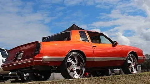 Veltboy314 - Candy Orange LS Monte On 24" Amani's - Linny J's 2K17 MLK Car Show, St. Petersburg, FL