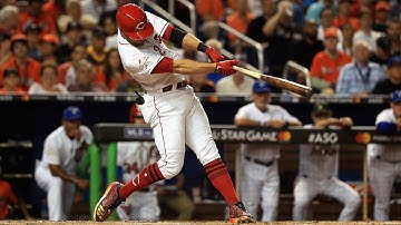 Zack Cozart singles in the 2017 All-Star Game