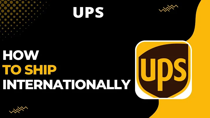 How to Ship Internationally on UPS !