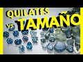 Porque NO tienen el mismo TAMAÑO si PESAN IGUAL las PIEDRAS PRECIOSAS | Quilate vs Tamaño