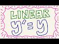 Solve y’ = y  (First Order Linear)