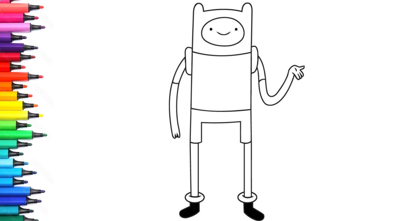 How To Draw Finn the Human | Finn the Human | Easy Step-by-Step Tutorial 