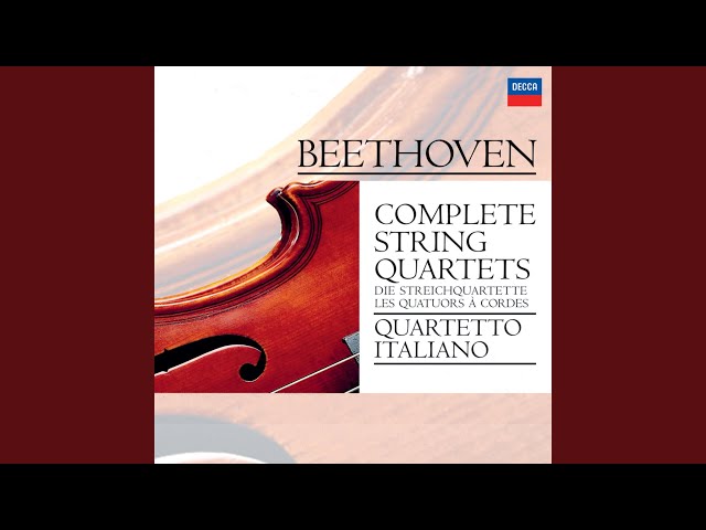 Beethoven - Quatuor à cordes n°12: Finale : Quartetto Italiano