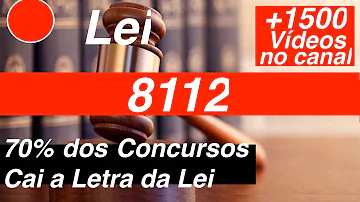 O que diz a Lei no 8112 90?