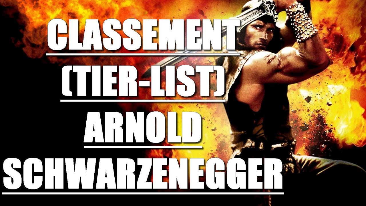 Classement (Tier List) Films Arnold Schwarzenegger - YouTube