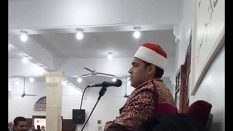 القارئ محمد ايمن عبد العزيز يبدع ويتألق بمسقط رأسه السناجره ابوحماد شرقية