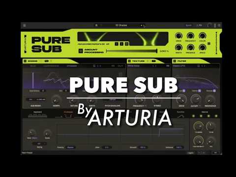 Pure Sub #vstsynth by @ArturiaOfficial Presets demo - no talking