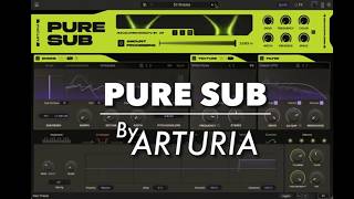 Pure Sub #vstsynth  by  @ArturiaOfficial  Presets demo - no talking screenshot 2