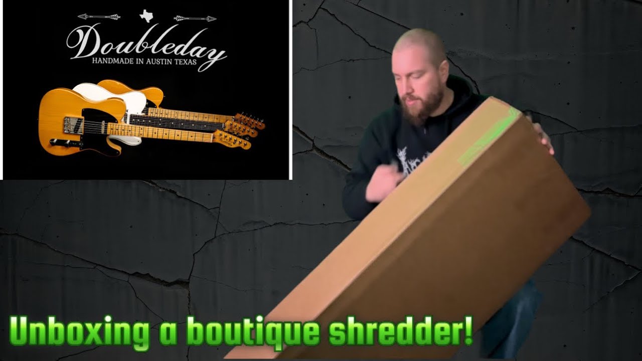 Unboxing a Doubleday shredder guitar!