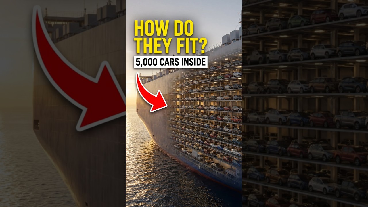 How Do They Fit 5,000 Cars Inside The Floating Garage 