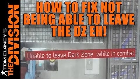 The Division | How to fix the Combat Bug when leaving the DZ