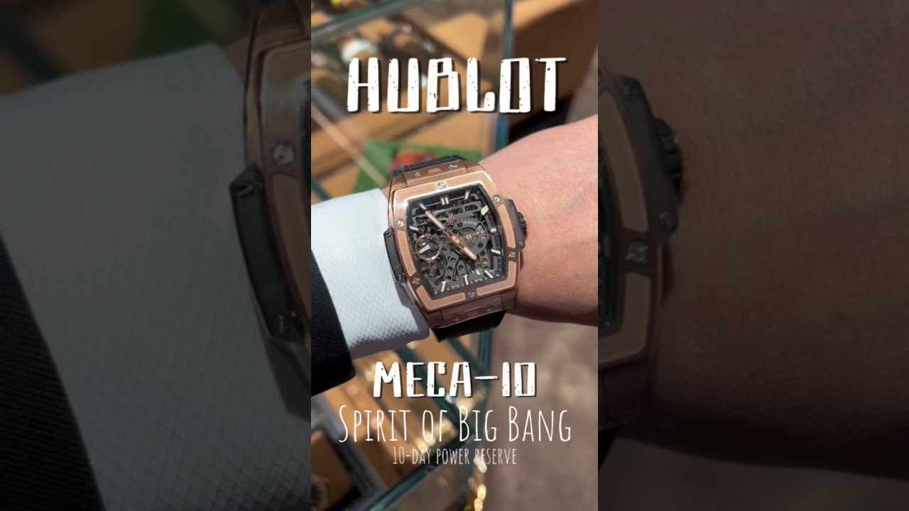 Hublot spirit of big bang meca-10 10-day power reserve king gold 45mm
