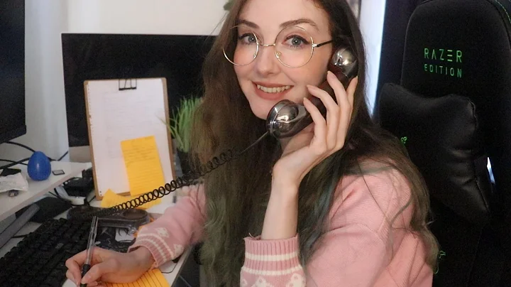 ASMR Librarian (Whispering, Typing, Phone Calls) thumbnail