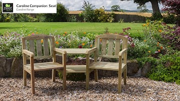 Caroline Companion Seat by Zest Outdoor Living (Animated Assembly Guide)