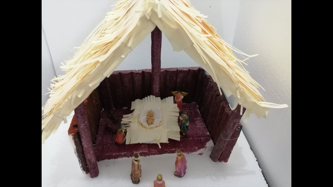Christmas Nativity Using Thermocol Christmas Crafts The4Pillars