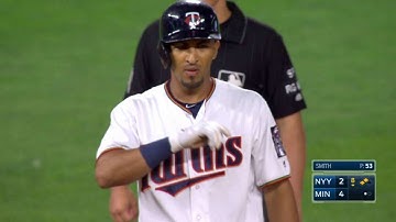 NYY@MIN: Rosario grounds an RBI double to right field