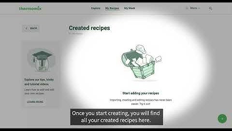 3 Getting Started by Importing recipes