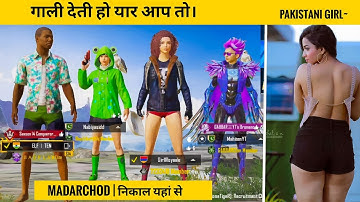 😤 Pakistani🇵🇰 Girls Call Me noob For 1v3 TDM challenge| Pubg mobile  |TEN GAMER |ARYZUN