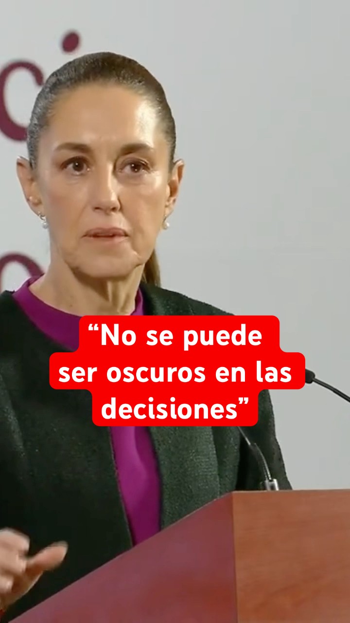 Sheinbaum desmiente amenazas contra el Poder Judicial #shorts