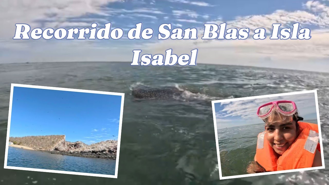 ¡Viaje 2 horas en lancha de San Blas hasta Isla Isabel! También nadamos con el tiburón ballena :)