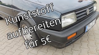 Kunststoff-Stoßstangen reparieren und schwärzen ⋆ Autopflege