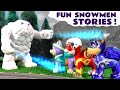 Paw Patrol Snow Monster Toy Stories with the Mighty Pups