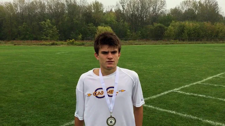 Calvin Bates (Carmel) 4th Place MIC XC Championships