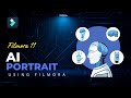 AI Portrait Effect in Filmora 11  @FilmoraWondershare