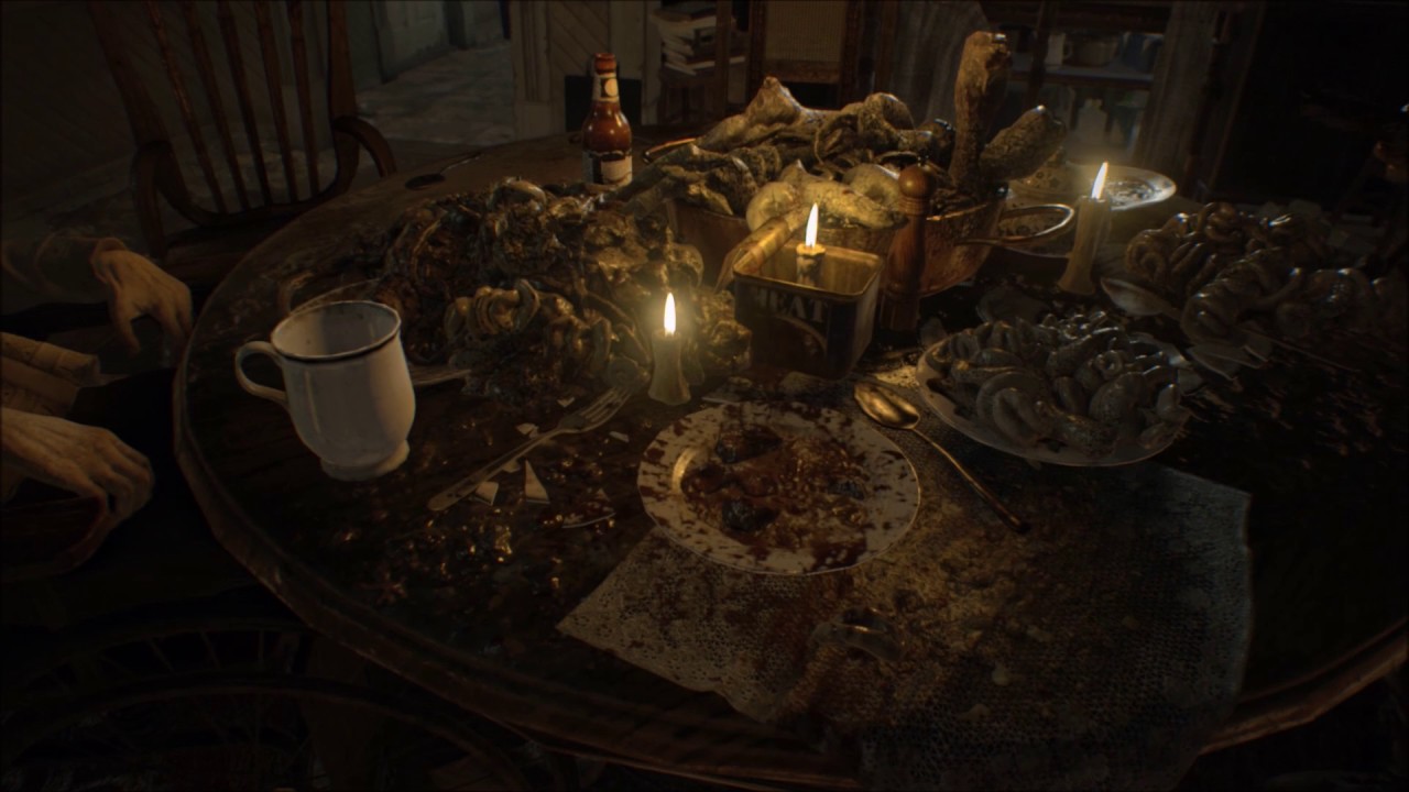 Resident Evil 7 Ценная Фотография Камин
