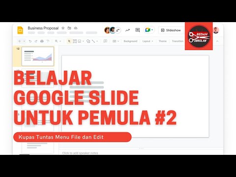 बेलाजर गूगल स्लाइड पेमुला #2 को हटा दें | मेनू फ़ाइल और संपादित करें