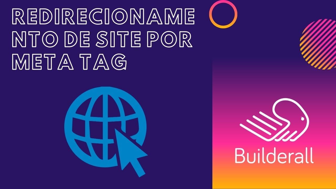 Redirecionamento de site Metatag Cheetah builder e Pixel Perfect Builderall