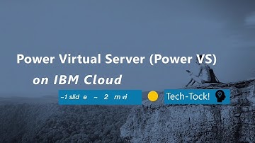 Short Introduction to IBM Power Systems Virtual Servers