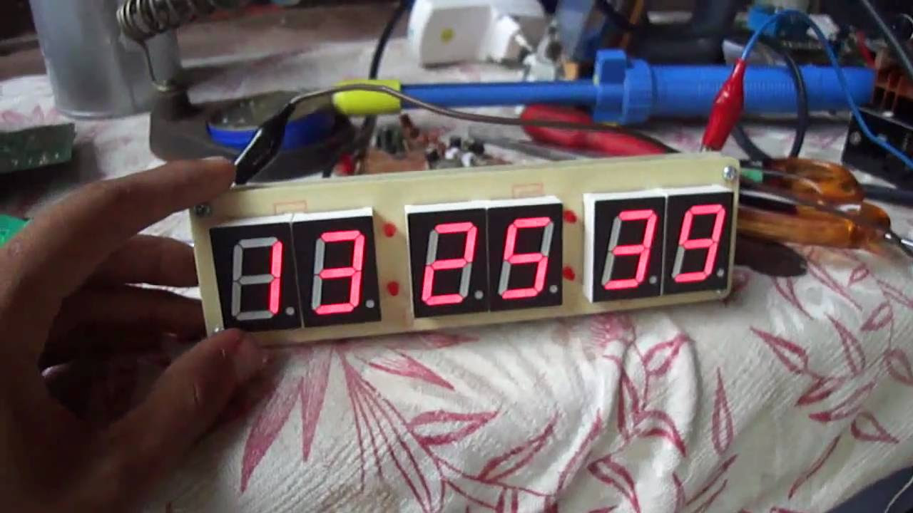 Cara Membuat Jam Digital Arduino  RTC DS1307 ATMEGA8