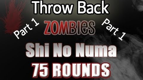 Throw Back WaW Zombies: 75 Rounds on Shi No Numa | Part 1