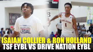 5 Star Isaiah Collier TSF takes on 5 Star Ron Holland and Drive Nation EYBL Who Wants the Smoke